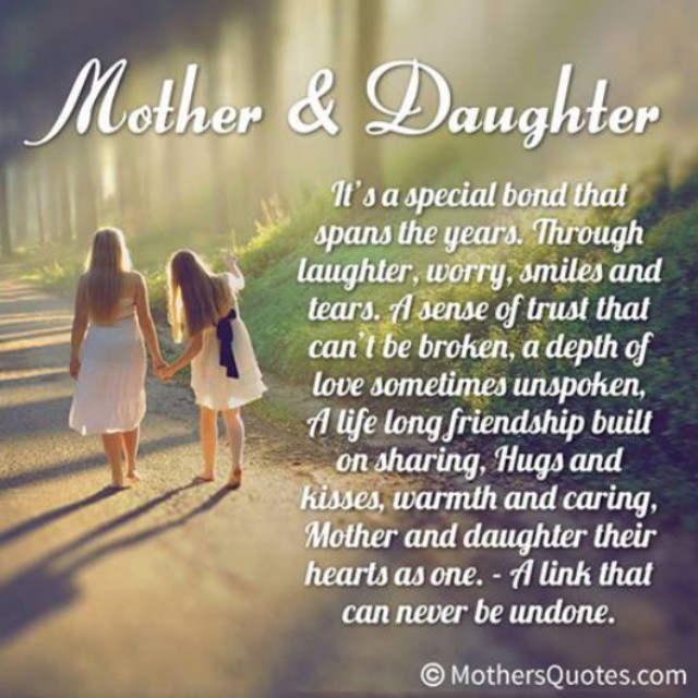 mom poems daughter